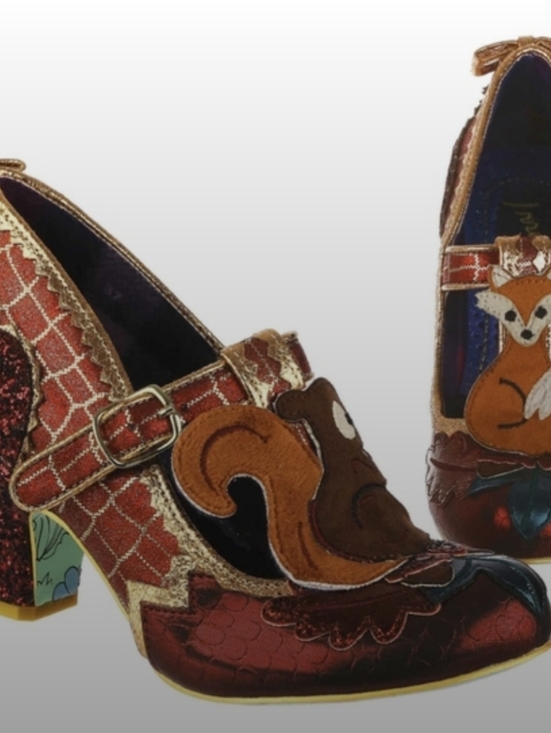 Irregular Choice Shoes - Irregular Choice Feeling Foxy Red Mary Jane Heels